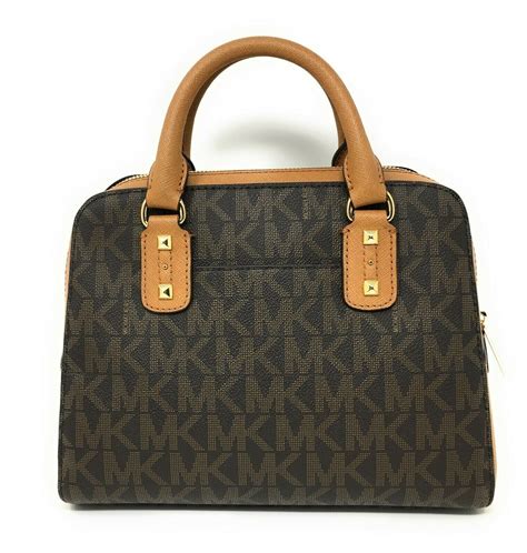 michael kors sandrine stud satchel|Michael Kors Sandrine Stud Medium Satchel, NWT .